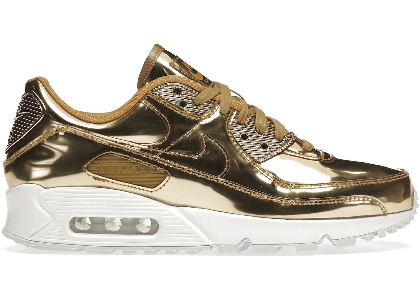 ナイキ マックス ゴールド エア湖マックス WOMEN\u0027S スニーカー レディース NIKE AIR MAX 90 METALLIC GOLD (2020) (WOMEN\u0027S) / METALLIC GOLD METALLIC GOLD