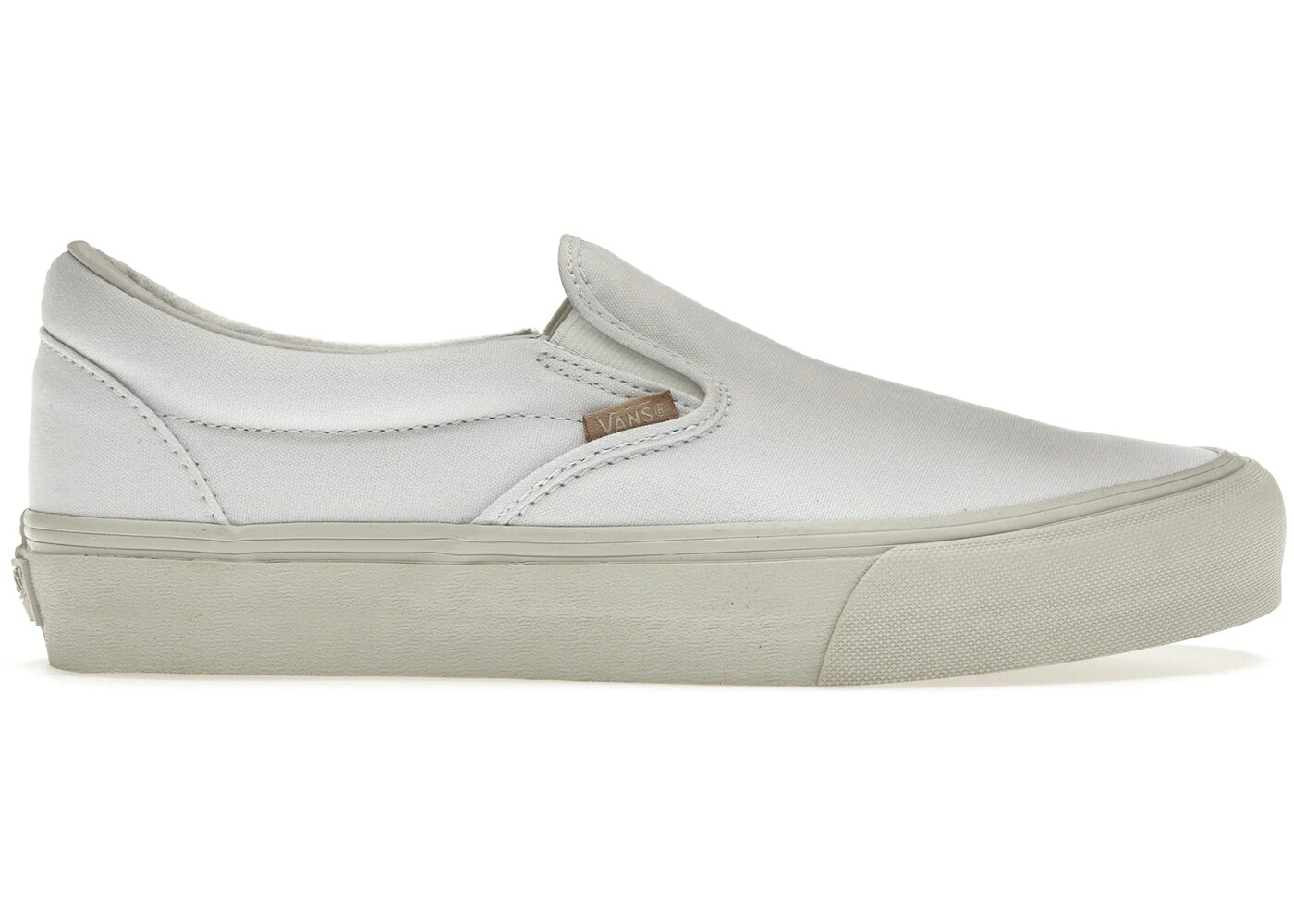 ヴァンズ バンズ ボルト スリッポン 白色 ホワイト ベージュ スニーカー メンズ VANS VAULT OG SLIP-ON LX JJJJOUND WHITE / WHITE BEIGE