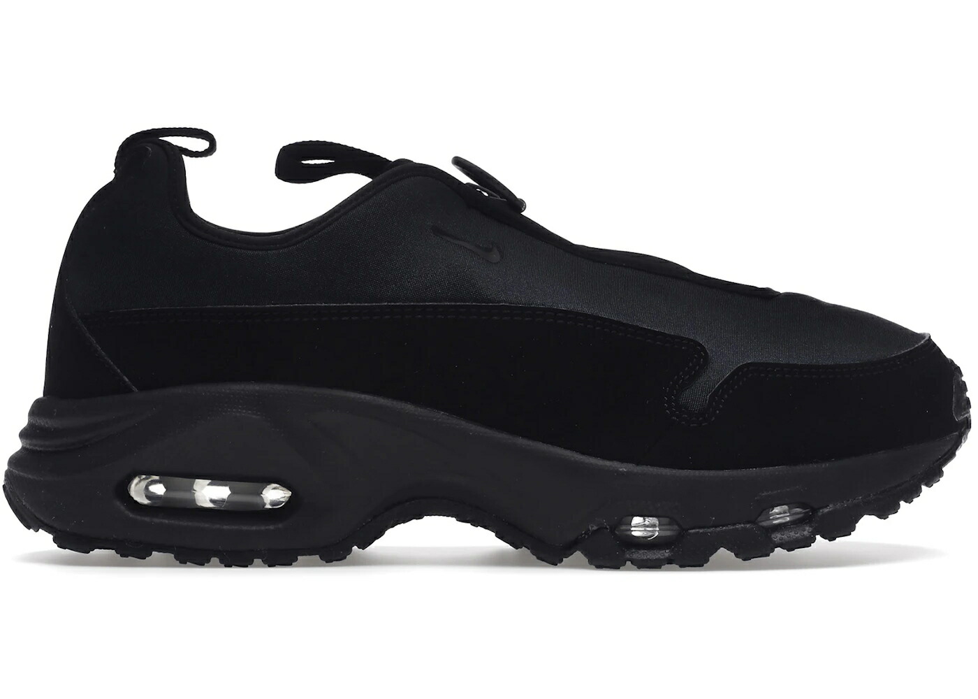 ナイキ マックス 黒色 ブラック エアマックス コムデギャルソン スニーカー メンズ NIKE AIR MAX SUNDER SP COMME DES GARCONS HOMME PLUS BLACK / BLACK BLACK BLACK