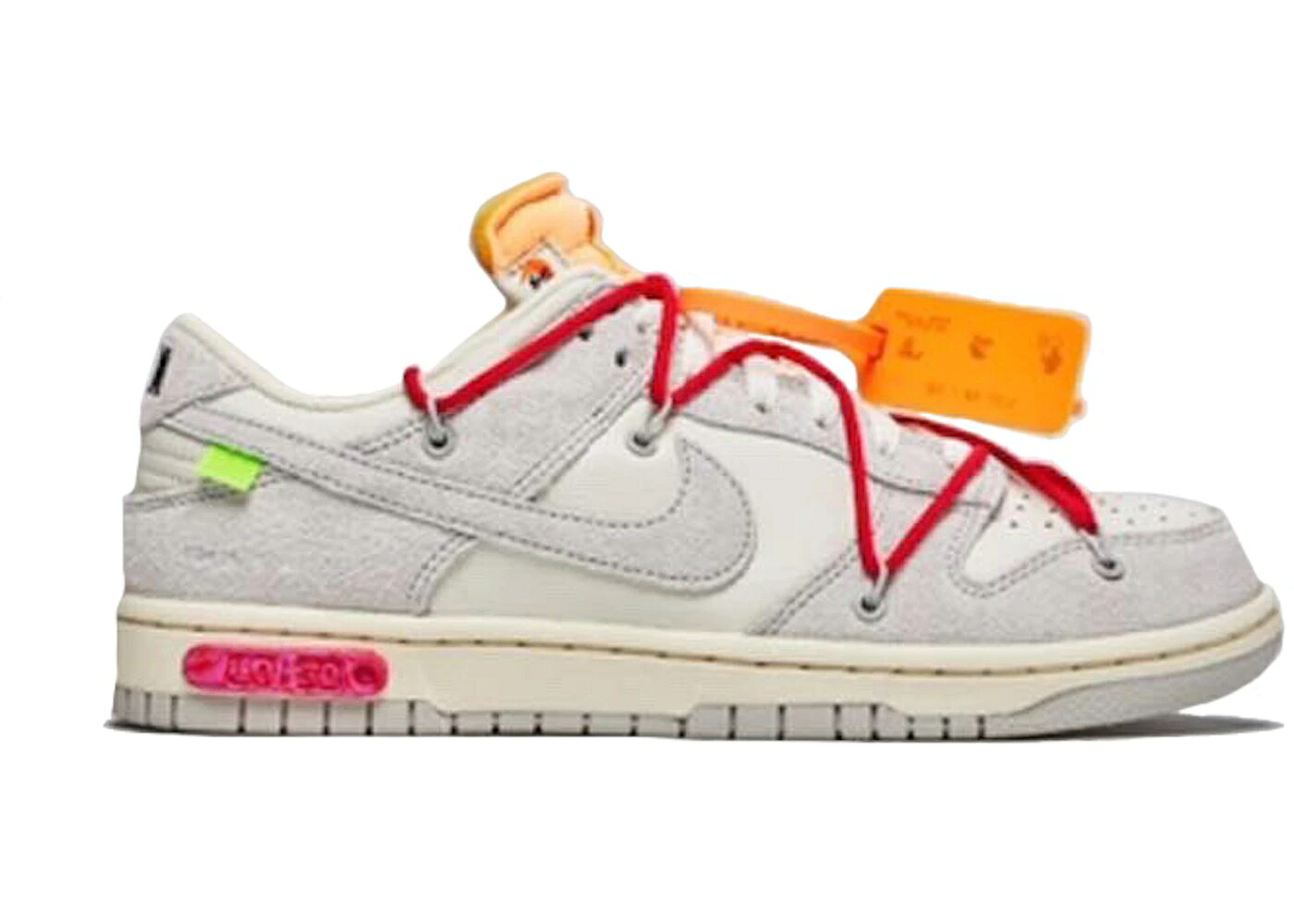 ナイキ ダンク 象牙色 薄墨色 薄墨色 赤 赤いこと ダンクロー スニーカー メンズ NIKE DUNK LOW OFF-WHITE LOT 40 / SAIL NEUTRAL GREY GLOBAL RED メンズ靴-靴