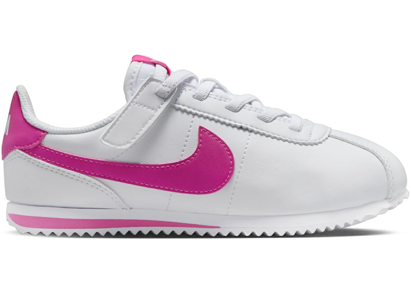 ナイキ コルテッツ 白いこと 白いこと レーザ 御坊っちゃん キッズ NIKE CORTEZ EASYON WHITE LASER FUCHSIA (なおなお書き) / WHITE LASER FUCHSIA もの言う花 マタニティ スニーカー