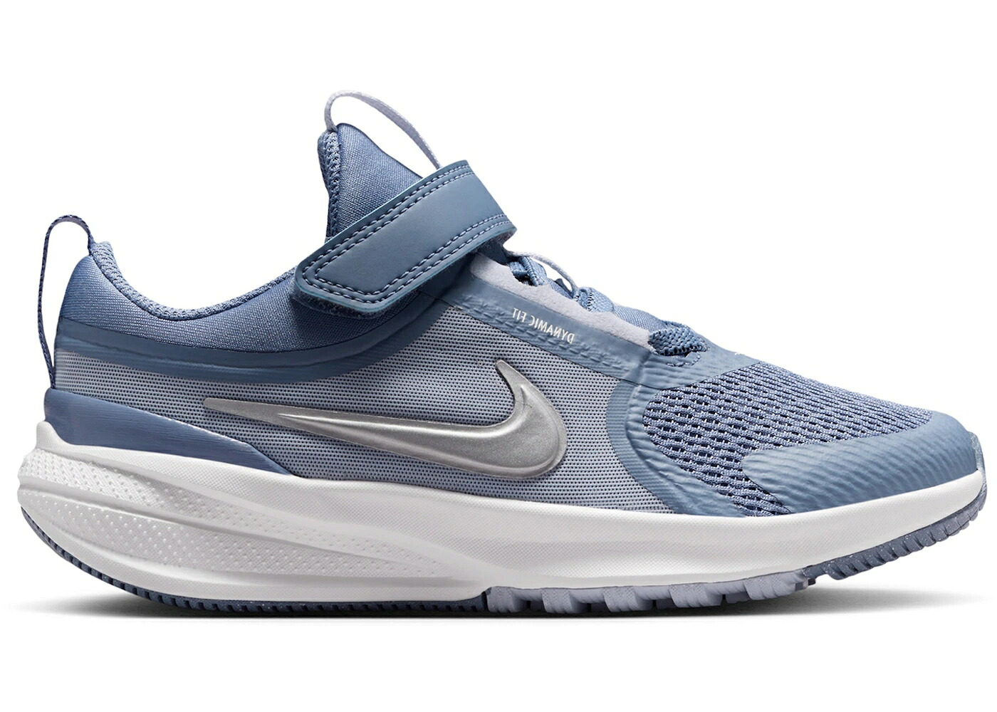 ナイキ 藍色 インディゴ 銀色 シルバー プラチナム ジュニア キッズ NIKE STAR RUNNER 5 WORLD INDIGO GHOST METALLIC SILVER (PS) / WORLD INDIGO GHOST PLATINUM TINT ベビー マタニティ スニーカー|スニケス