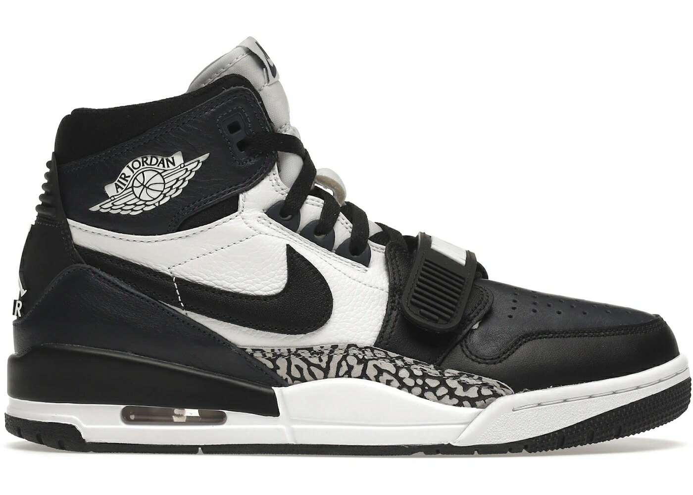 ナイキ ジョーダン レガシー 白色 ホワイト 紺色 ネイビー 黒色 ブラック スニーカー メンズ JORDAN LEGACY 312 WHITE MIDNIGHT NAVY / WHITE BLACK MIDNIGHT NAVY