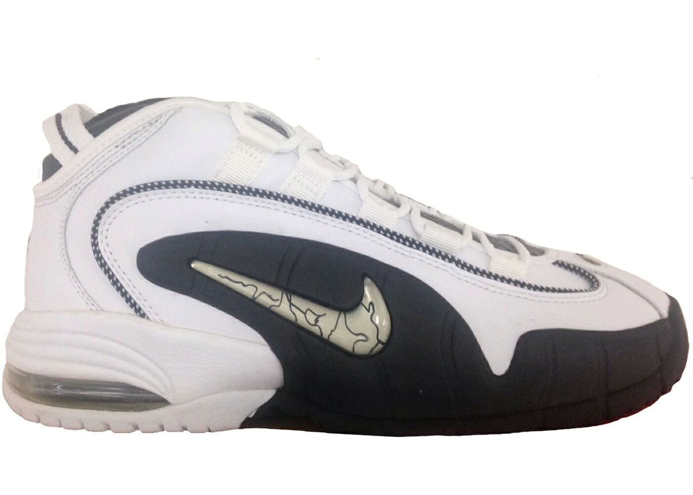 ナイキ マックス ペニー 白色 ホワイト 銀色 シルバー 黒色 ブラック エアマックス スニーカー メンズ NIKE AIR MAX PENNY 1 WHITE SILVER (2005) / WHITE METALLIC SILVER BLACK