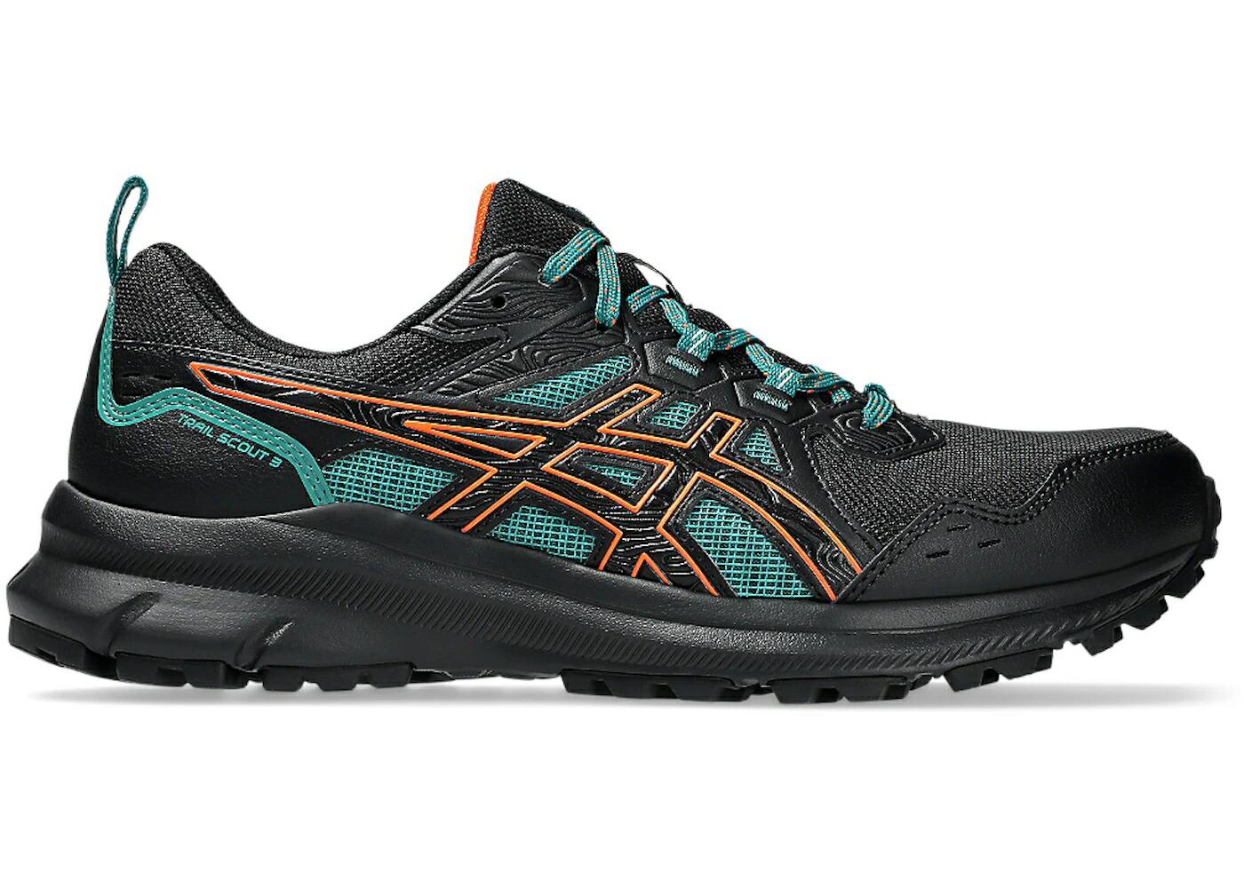 アシックス スカウト 黒色 ブラック 橙 オレンジ スニーカー メンズ ASICS TRAIL SCOUT 3 BLACK NOVA ORANGE / BLACK NOVA ORANGE