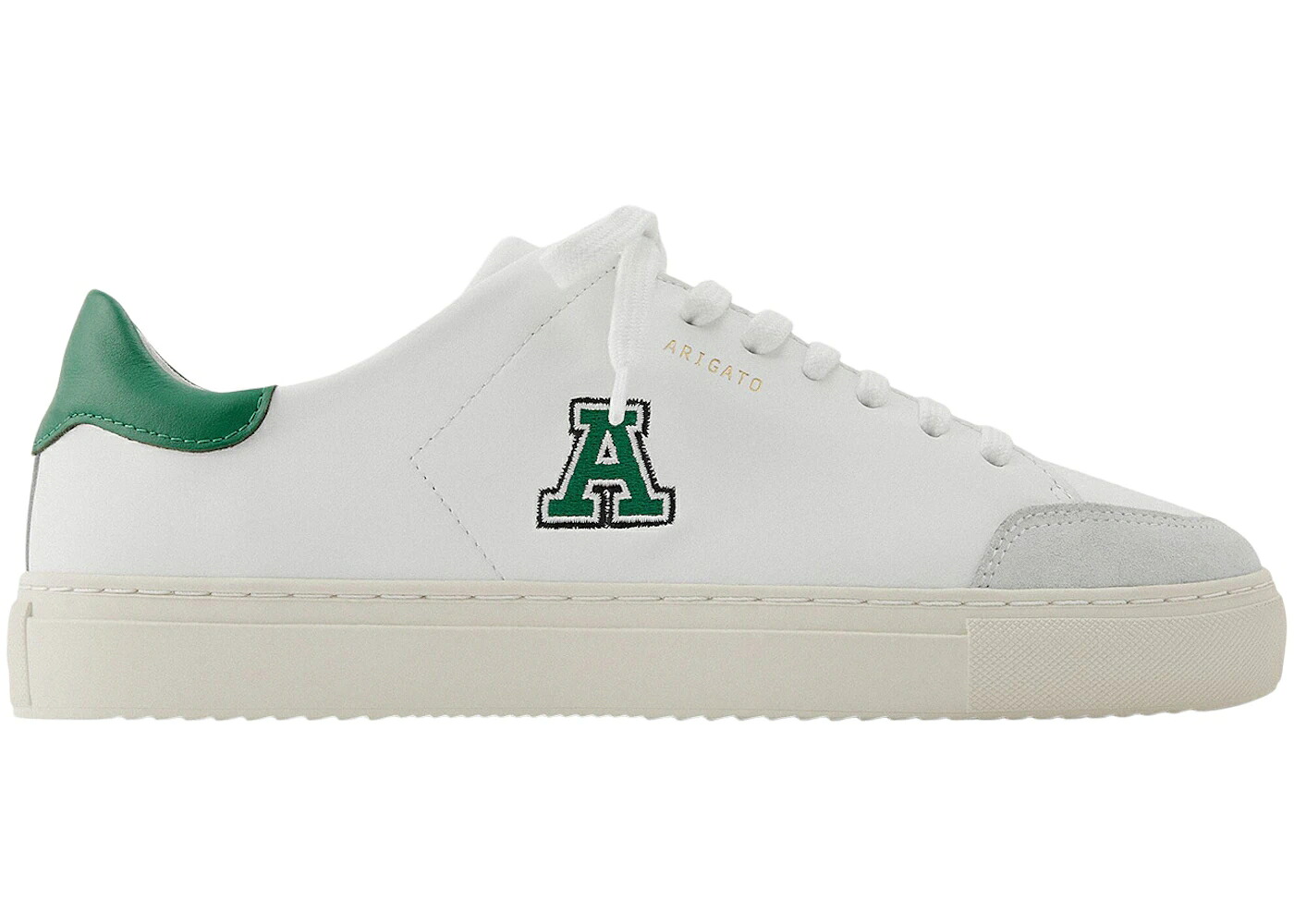 アクセルアリガト カレッジ 白色 ホワイト 緑 グリーン スニーカー メンズ AXEL ARIGATO AXEL ARIGATO CLEAN 90 COLLEGE A WHITE KALE GREEN / WHITE KALE GREEN
