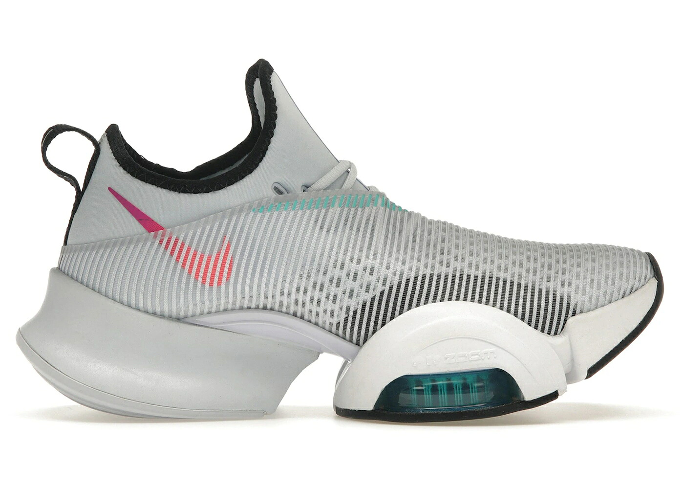 ナイキ ズーム 灰色 グレー 黒色 ブラック 白色 ホワイト WOMEN'S スニーカー レディース NIKE AIR ZOOM SUPERREP FOOTBALL GREY (WOMEN'S) / FOOTBALL GREY BLACK WHITE FLASH