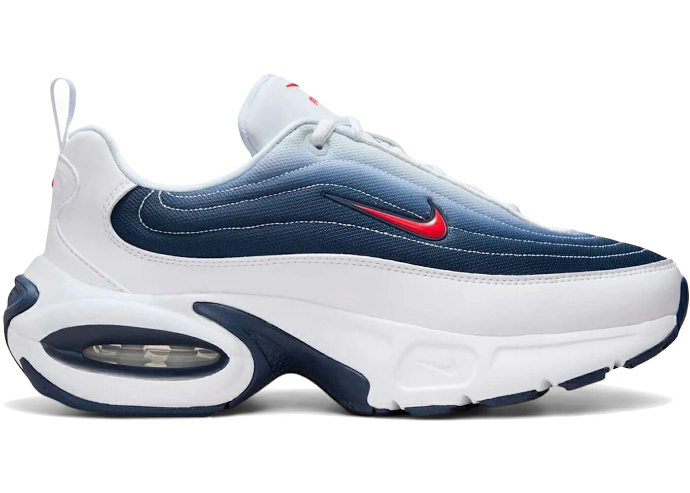 ナイキ マックス 白いこと 白いこと 紺色 米国海軍 大気圏マックス WOMEN\u0027S スニーカー レディース NIKE AIR MAX PORTAL USA (WOMEN\u0027S) / WHITE MIDNIGHT NAVY BRIGHT