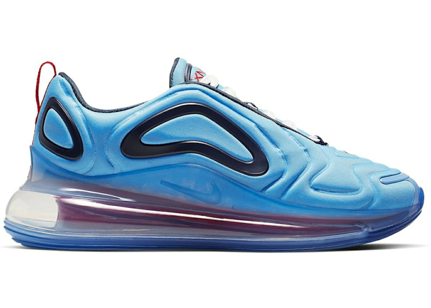 ナイキ マックス 青碧 青碧 赤 赤いこと エア湖マックス WOMEN\u0027S スニーカー レディース NIKE AIR MAX 720 UNIVERSITY BLUE VOID (WOMEN\u0027S) / UNIVERSITY BLUE UNIVERSITY RED