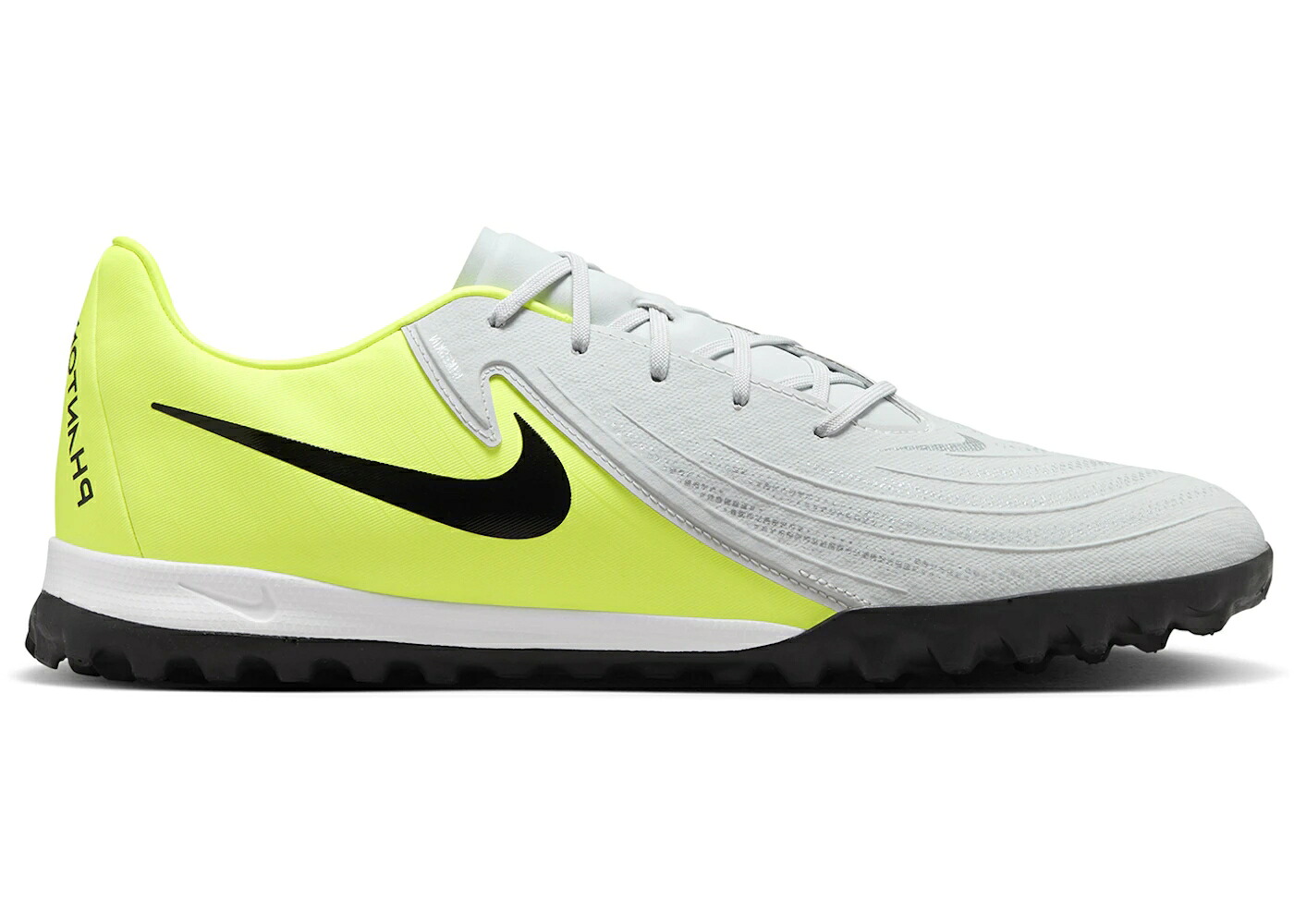 ナイキ 翰林院 しろがね色 しろがね色 黒いこと 黒いこと スニーカー メンズ NIKE PHANTOM GX 2 ACADEMY TF METALLIC SILVER VOLT BLACK / METALLIC SILVER VOLT BLACK