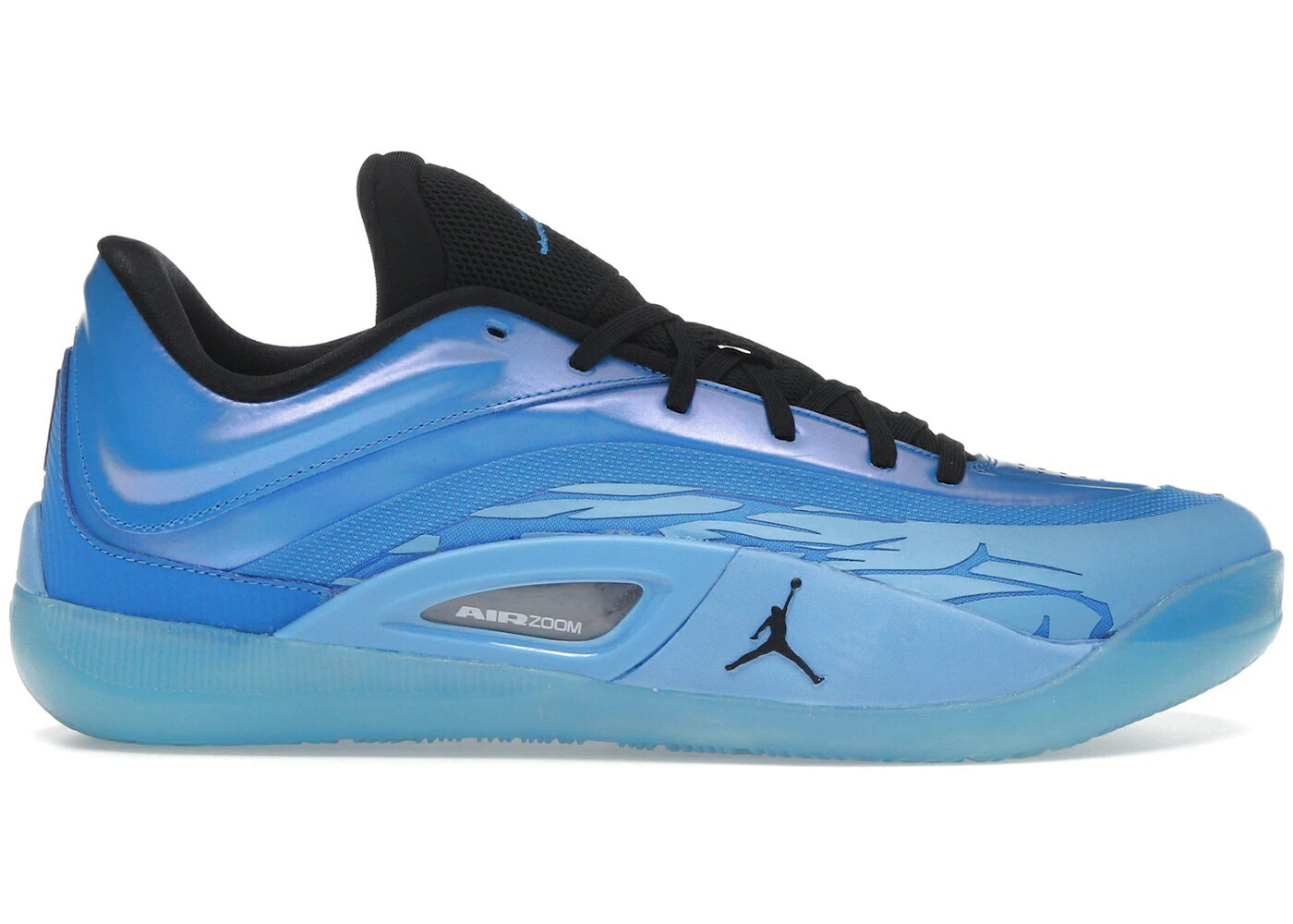 ナイキ ジョーダン 青味 青み 黒いこと 黒いこと スニーカー メンズ JORDAN ZION 4 IRIDESCENCE / LIGHT PHOTO BLUE BLACK BLUE GAZE