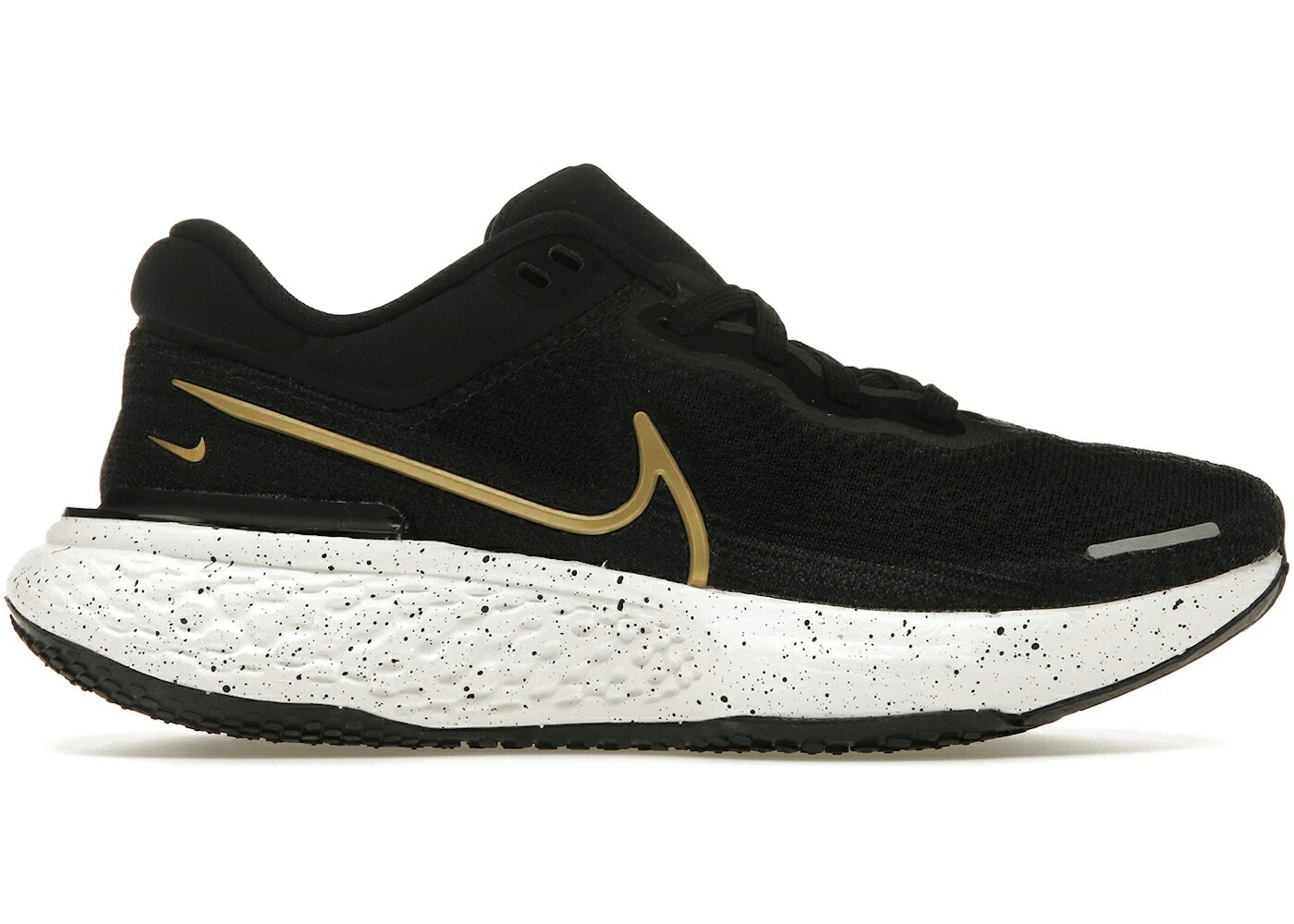 ナイキ ラン フライニット 黒色 ブラック ゴールド WOMEN'S スニーカー レディース NIKE ZOOMX INVINCIBLE RUN FLYKNIT BLACK METALLIC GOLD (WOMEN'S) / BLACK SAIL METALLIC GOLD