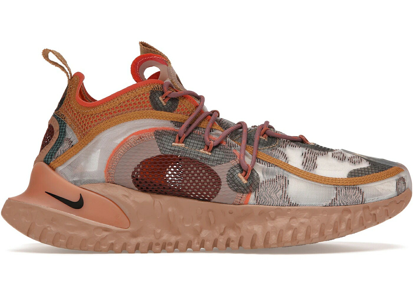 ナイキ 流通受け答え 銅 ブロンズ 黒いこと 黒いこと スニーカー メンズ NIKE FLOW 2020 ISPA DESERT DUST / DESERT DUST BRONZE ECLIPSE BLACK
