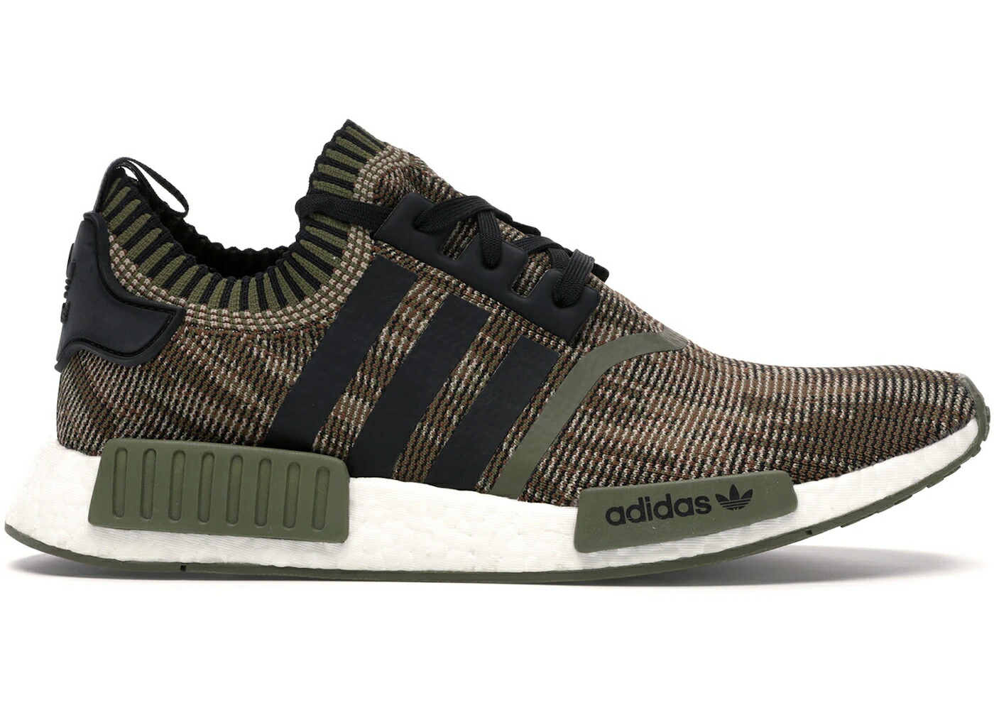 アディダス カモ柄 オリーブ カーゴ コア 黒色 ブラック スニーカー メンズ ADIDAS NMD R1 AI CAMO OLIVE CARGO / OLIVE CARGO CORE BLACK CORE