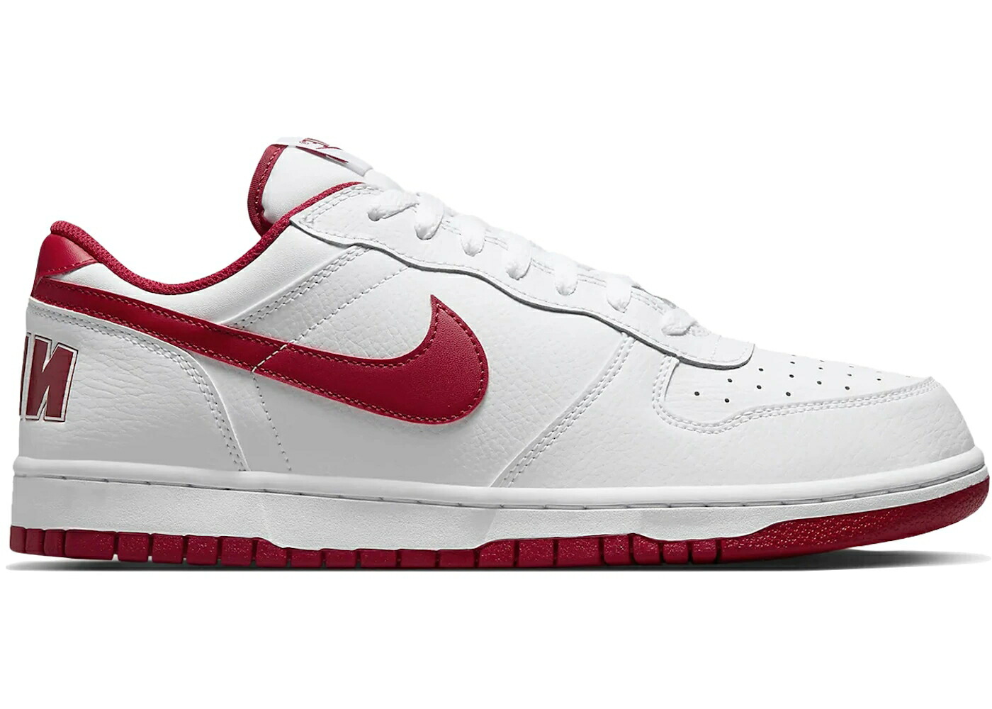 ナイキ 白いこと 白いこと 赤 赤いこと スニーカー メンズ NIKE BIG LOW WHITE GYM RED / WHITE GYM RED