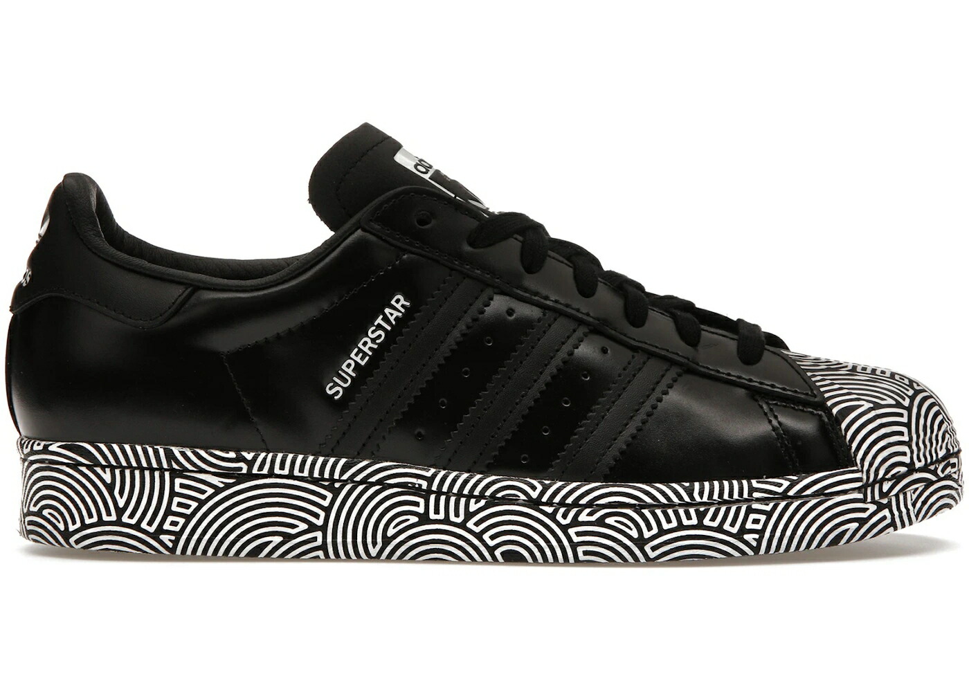 アディダス はやりっ子 黒いこと 黒いこと 中核グループ 白いこと 白いこと スニーカー メンズ ADIDAS SUPERSTAR HIROKO TAKAHASHI BLACK / CORE BLACK FOOTWEAR WHITE SIGNAL