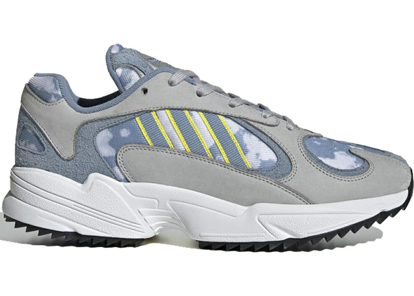 アディダス 灰色 グレー ショック 黄色 イエロー スニーカー メンズ ADIDAS YUNG-1 420 / GREY TWO RAW GREY SHOCK YELLOW