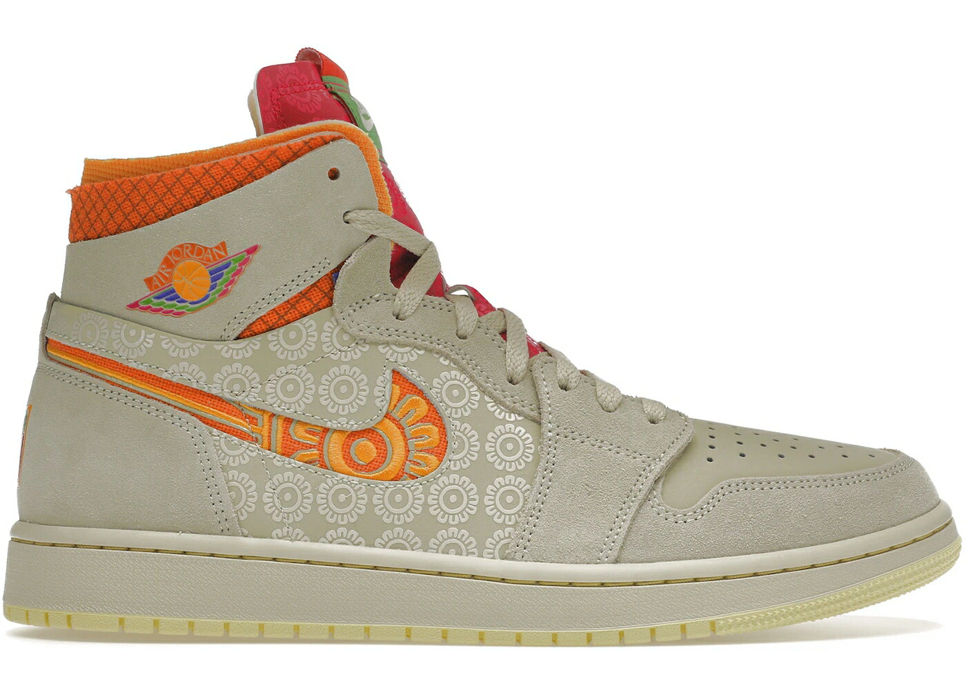 ナイキ ジョーダン ご機嫌 望遠レンズ スニーカー メンズ JORDAN 1 HIGH ZOOM AIR CMFT SOMOS FAMILIA / RATTAN KUMQUAT LEMON WASH