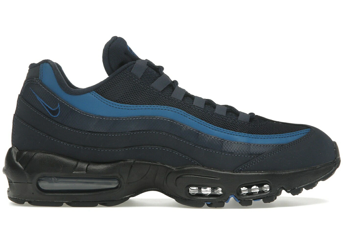 ナイキ マックス サンダー 青色 ブルー 黒色 ブラック コート エアマックス スニーカー メンズ NIKE AIR MAX 95 THUNDER BLUE / BLACK THUNDER BLUE COURT BLUE