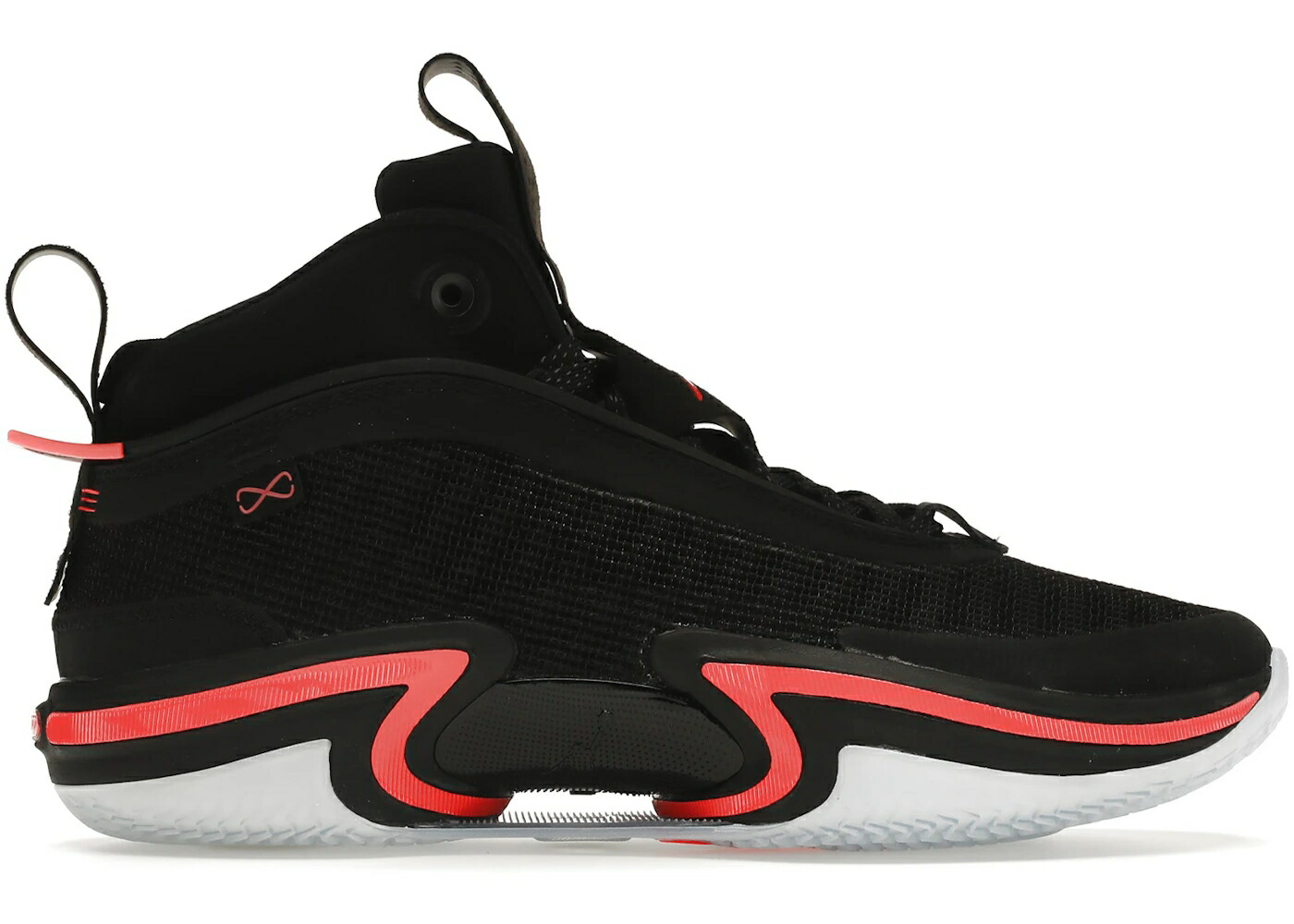 ナイキ ジョーダン 黒いこと 黒いこと 白いこと 白いこと スニーカー メンズ JORDAN 36 INFRARED 23 (CLEAR SOLE) / BLACK INFRARED 23 WHITE