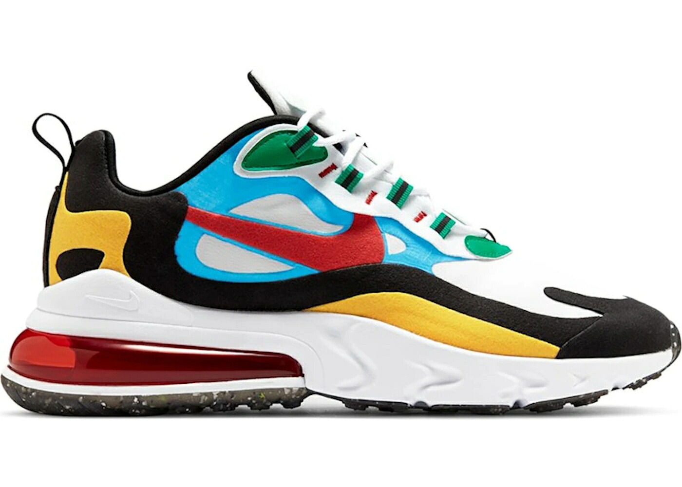 ナイキ マックス リアクト 白いこと 白いこと 赤 赤いこと 大気圏マックス スニーカー メンズ NIKE AIR MAX 270 REACT MULTI-COLOR / WHITE UNIVERSITY RED WHITE
