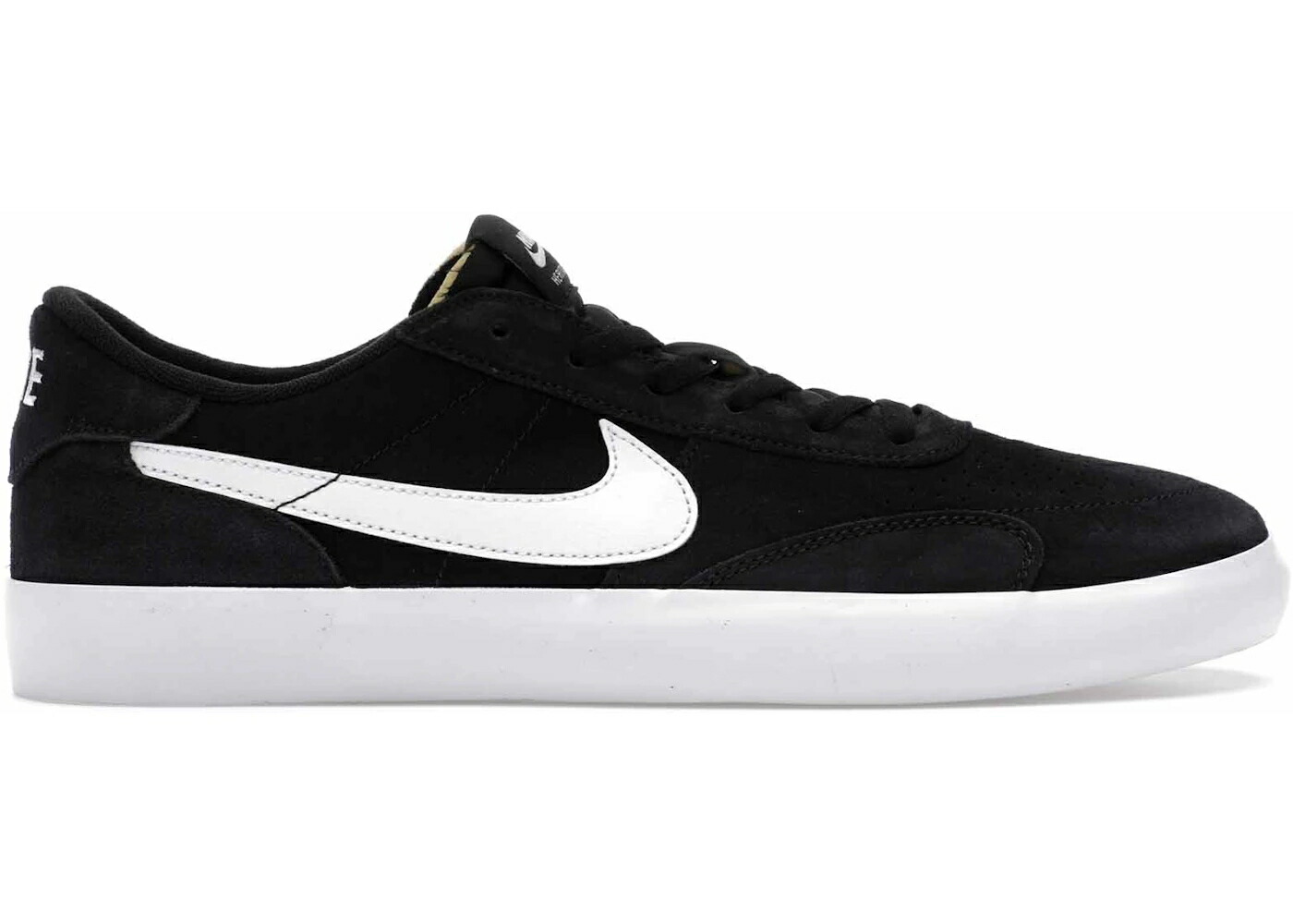 ナイキ エスビー 黒色 ブラック 白色 ホワイト スニーカー メンズ NIKE SB HERITAGE VULC BLACK WHITE / BLACK BLACK WHITE WHITE