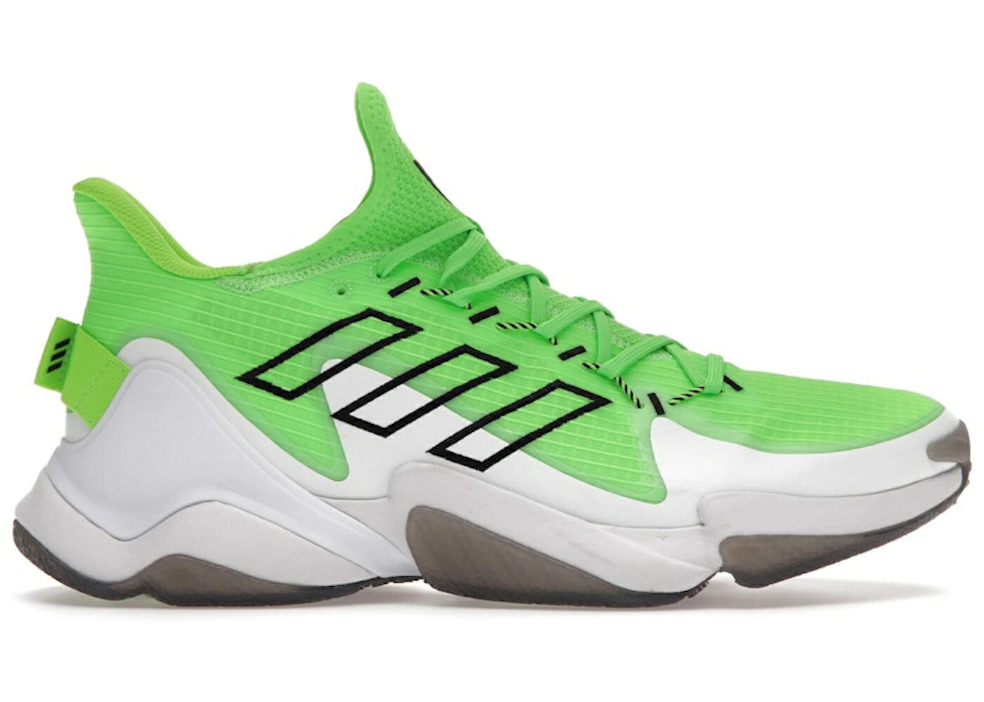 アディダス インパクト チーム 緑 グリーン 白色 ホワイト スニーカー メンズ ADIDAS IMPACT FLX PATRICK MAHOMES TEAM SOLAR GREEN / TEAM SOLAR GREEN CLOUD WHITE