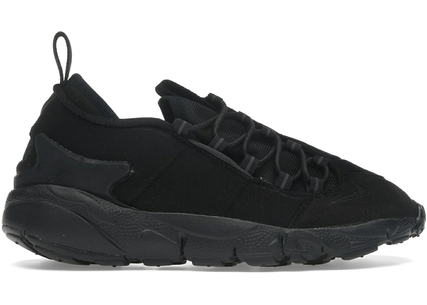 ナイキ 黒いこと 黒いこと 白いこと 白いこと コムデ給仕 スニーカー メンズ NIKE AIR FOOTSCAPE NM COMME DES GARCONS BLACK / BLACK WHITE