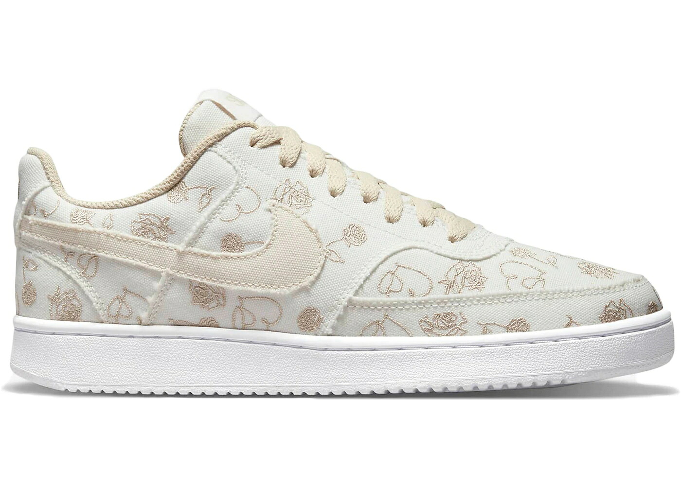 ナイキ 厚地の外套 白いこと 白いこと VALENTINE\u0027S WOMEN\u0027S スニーカー レディース NIKE COURT VISION LOW DAY (WOMEN\u0027S) / SUMMIT WHITE WHITE RATTAN