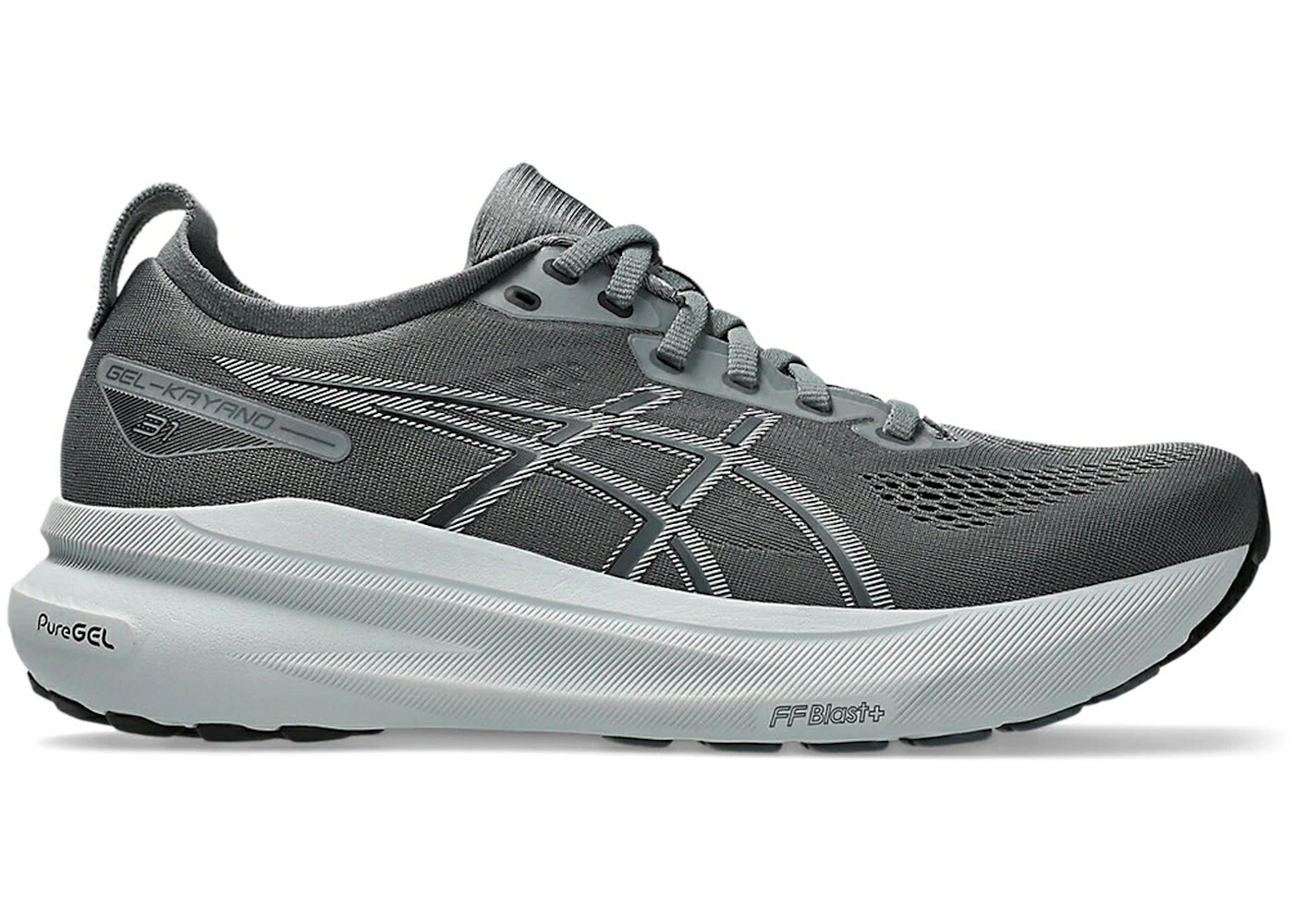 アシックス しろがね色 スチール写真 薄墨色 薄墨色 スニーカー メンズ ASICS GEL-KAYANO 31 STEEL GREY PIEDMONT / STEEL GREY PIEDMONT GREY