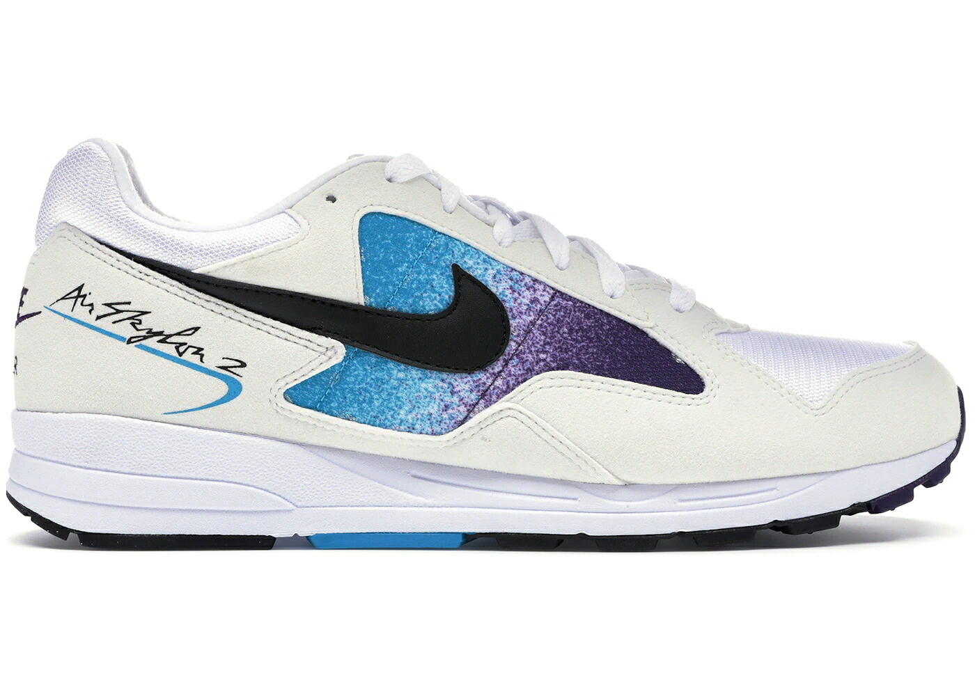 ナイキ 白いこと 白いこと 黒いこと 黒いこと 青み 青色 地べた スニーカー メンズ NIKE AIR SKYLON 2 EGGPLANT / WHITE BLACK BLUE LAGOON GRAND