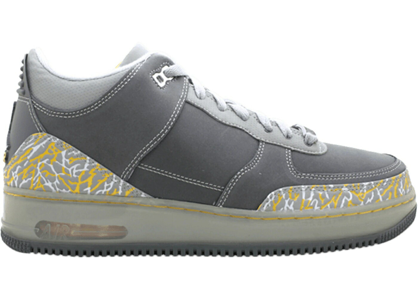 ナイキ ジョーダン 灰色 グレー 銀色 シルバー スニーカー メンズ JORDAN AJF 3 FLINT GREY VARSITY MAIZE / FLINT GREY VARSITY MAIZE SILVER