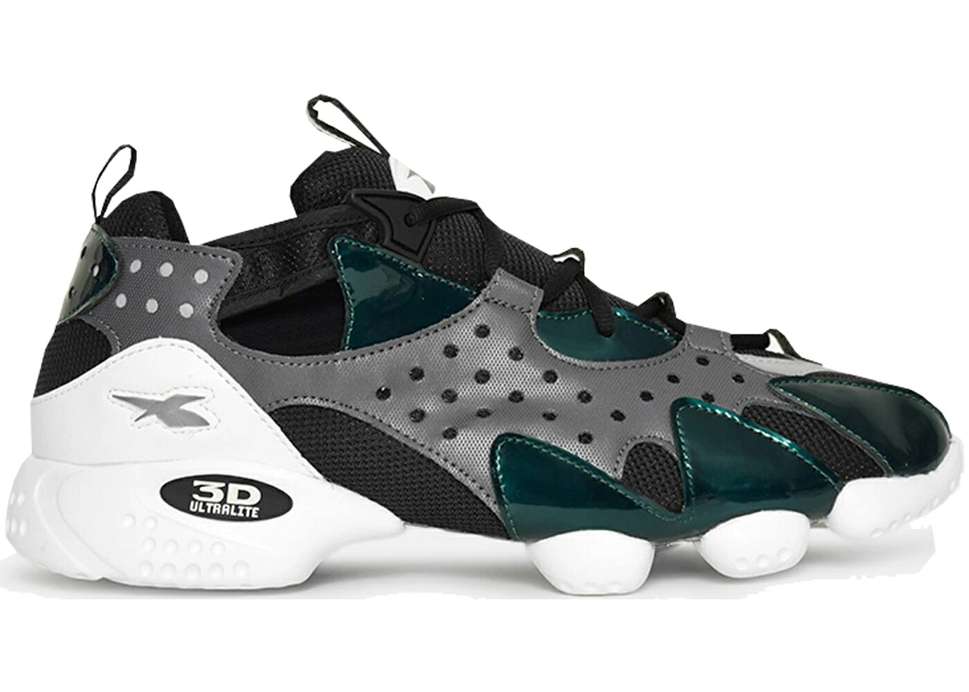リーボック 灰色 グレー 緑 グリーン 黒色 ブラック 白色 ホワイト OP.98 スニーカー メンズ REEBOK 3D TRUE GREY GREEN / TRUE GREY GREEN BLACK WHITE|スニケス