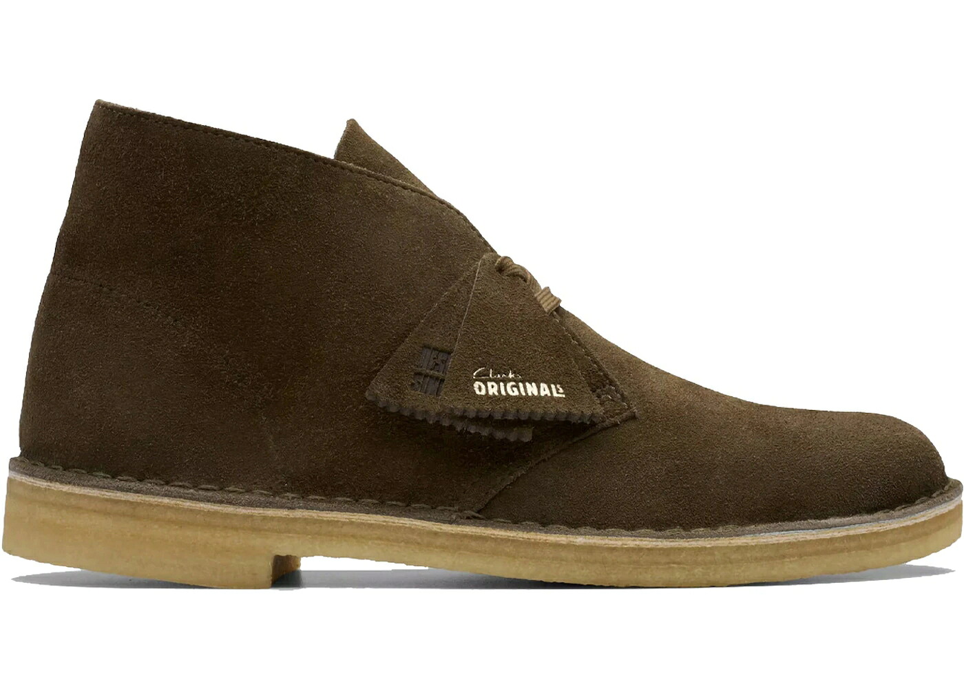 クラークス オリジナルス ブーツ カーキ スエード スウェード デザートブーツ スニーカー メンズ CLARKS ORIGINALS DESERT BOOT DARK KHAKI SUEDE / DARK KHAKI
