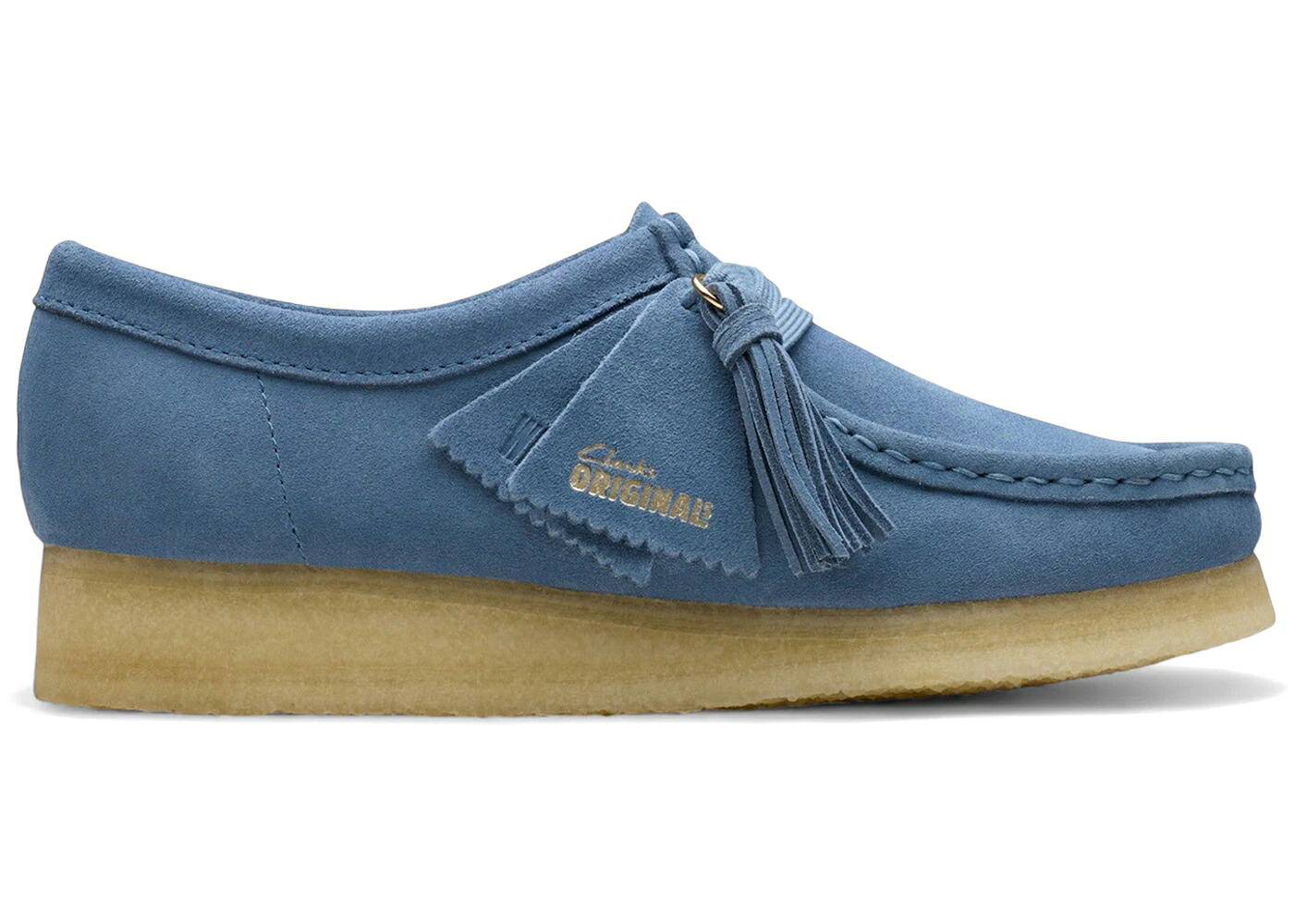 クラークス オリジナルス 青色 ブルー スエード スウェード WOMEN'S スニーカー レディース CLARKS ORIGINALS WALLABEE FRENCH BLUE SUEDE (WOMEN'S) / FRENCH BLUE|スニケス
