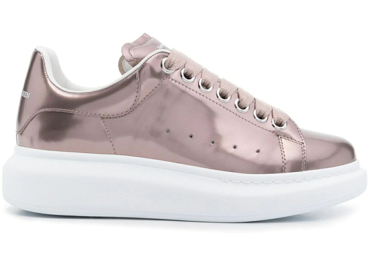 アレキサンダーマックイーン ピンク 白色 ホワイト WOMEN'S スニーカー レディース ALEXANDER MCQUEEN ALEXANDER MCQUEEN OVERSIZED PINK METALLIC (WOMEN'S) / PINK WHITE|スニケス