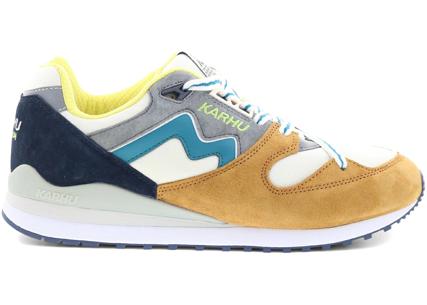 カルフ クラシック 茶色 ブラウン スニーカー メンズ KARHU SYNCHRON CLASSIC CATCH OF THE DAY BUCKTHORN BROWN / BUCKTHORN BROWN OCEAN DEPTHS|スニケス