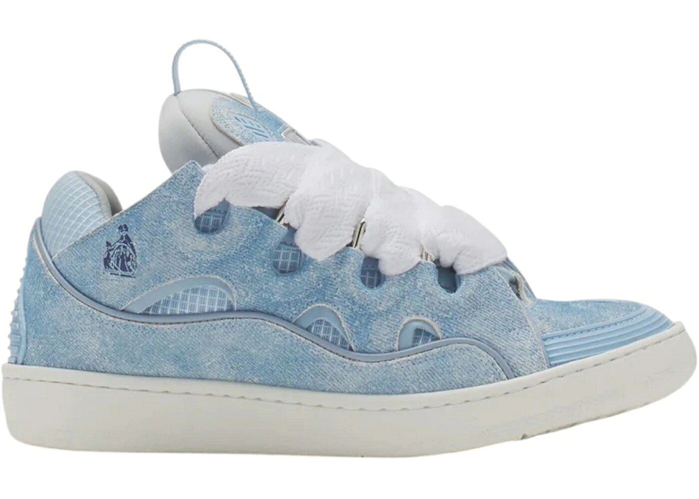 ランバン デニム 青色 ブルー スニーカー ユニセックス LANVIN CURB DENIM BLUE / DENIM BLUE メンズ|スニケス