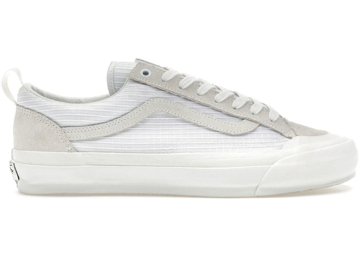 ヴァンズ バンズ 白色 ホワイト オールドスクール END. スニーカー メンズ VANS OLD SKOOL 136 LX PARACHUTE / BRIGHT WHITE|スニケス