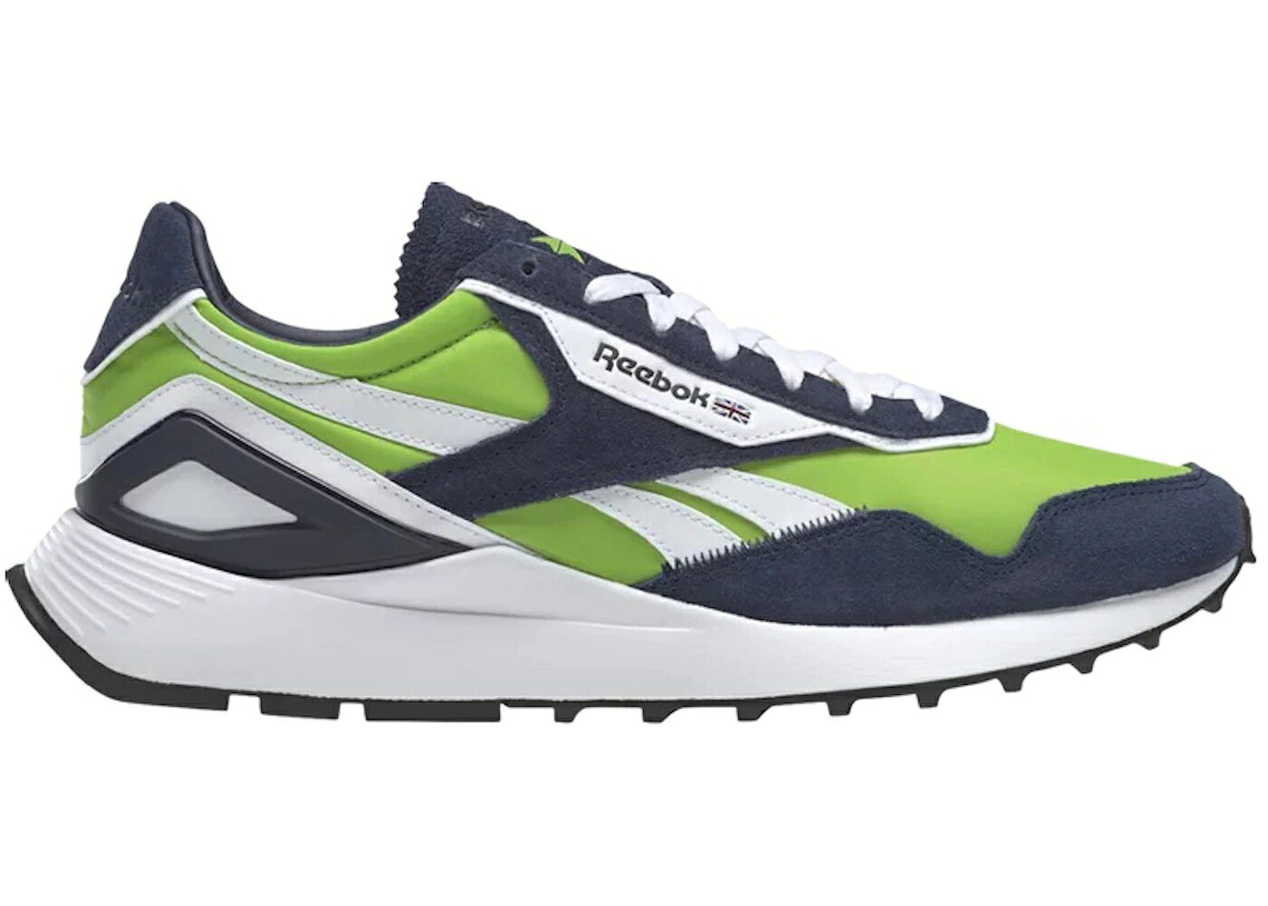 リーボック 古典派音楽 なめし革 レガシー 緑 緑であること 紺色 米国海軍 スニーカー メンズ REEBOK CLASSIC LEATHER LEGACY AZ SEMI SOLAR GREEN VECTOR NAVY / SEMI SOLAR GREEN VECTOR NAVY
