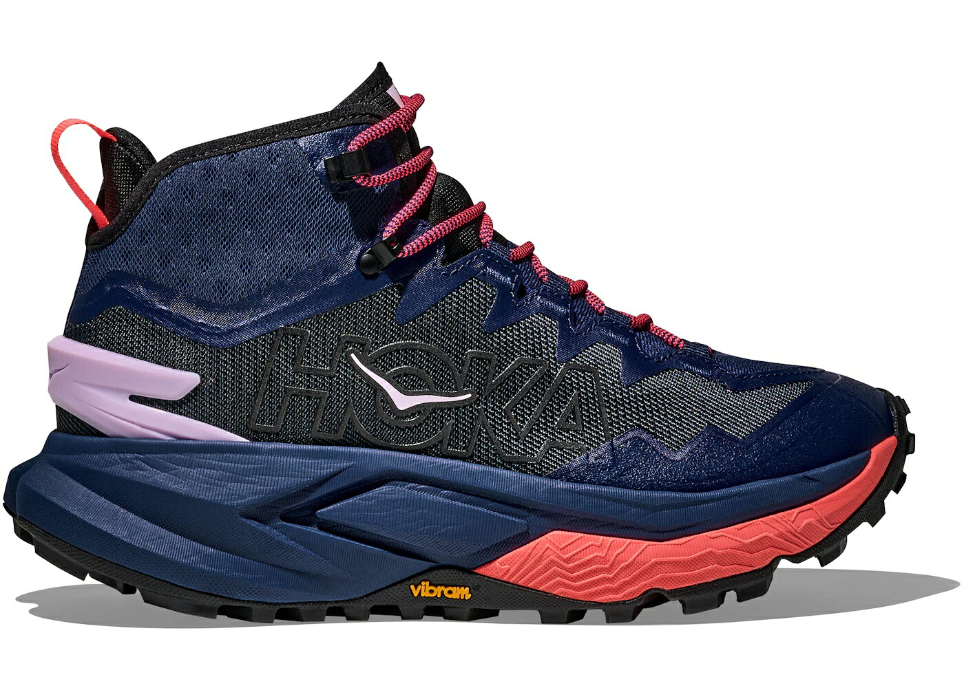 ホカオネオネ 青み 青色 WOMEN\u0027S スニーカー レディース HOKA ONE ONE HOKA ONE MAFATE HIKE MIDNIGHT BLUE NEON FLAME (WOMEN\u0027S) / MIDNIGHT BLUE NEON FLAME