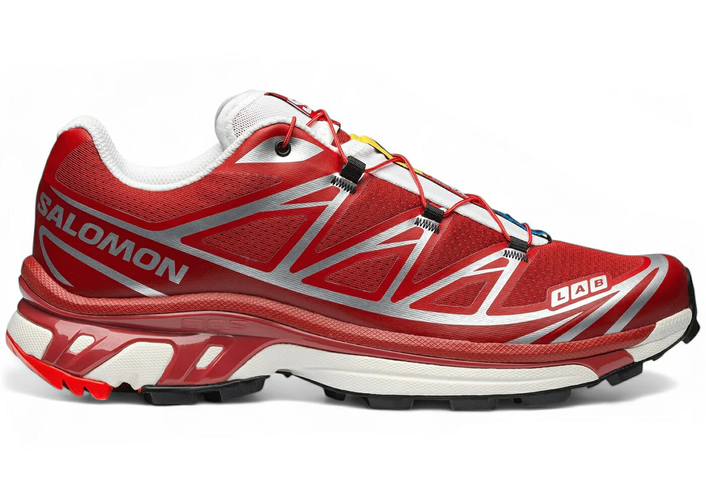 サロモン 銀色 シルバー 白色 ホワイト スニーカー メンズ SALOMON XT-6 LAVA FALLS SILVER / LAVA FALLS WHITE FOOTWEAR SILVER