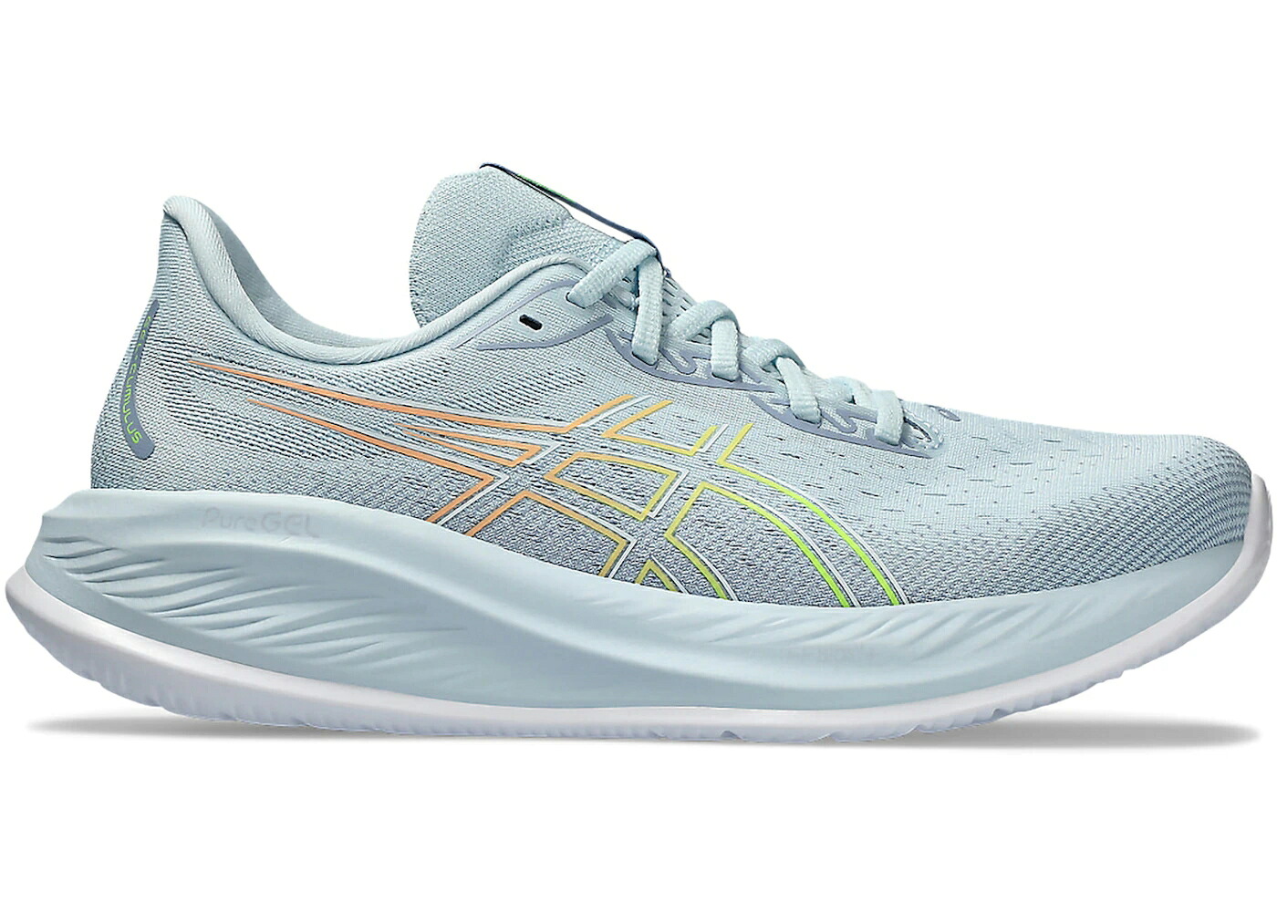 アシックス 冷やりとした 薄墨色 薄墨色 黄味がかった 黄み スニーカー メンズ ASICS GEL-CUMULUS 26 COOL GREY SAFETY YELLOW / COOL GREY SAFETY YELLOW メンズ靴-スニーカー-靴