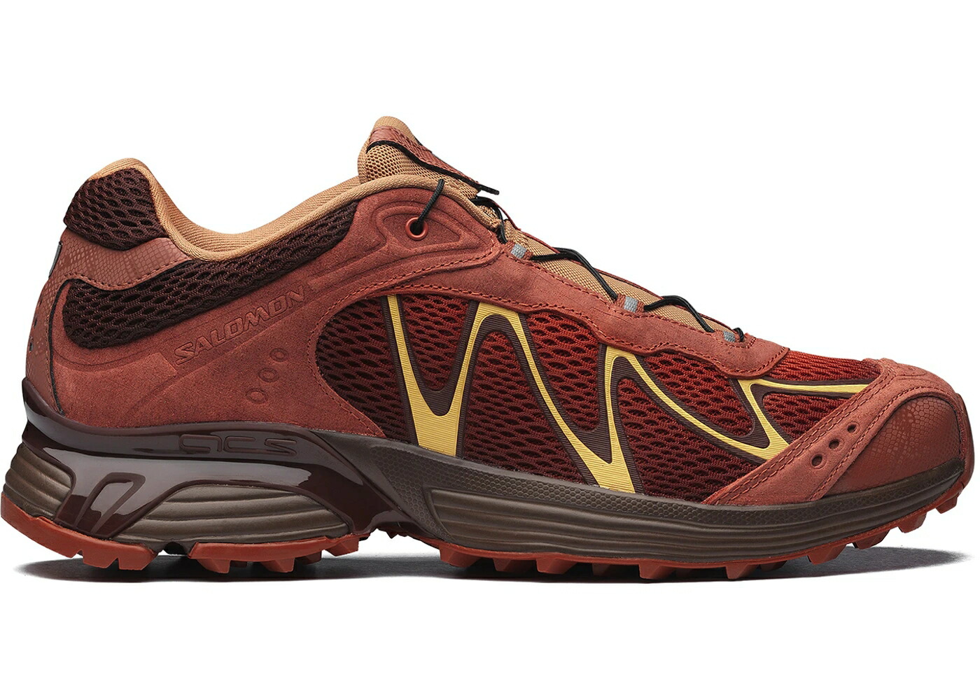 サロモン 赤 赤いこと 赤銅色 赤銅色 スニーカー メンズ SALOMON XT-WHISPER RED ASHES / PECAN BROWN CHILI メンズ靴-スニーカー-靴