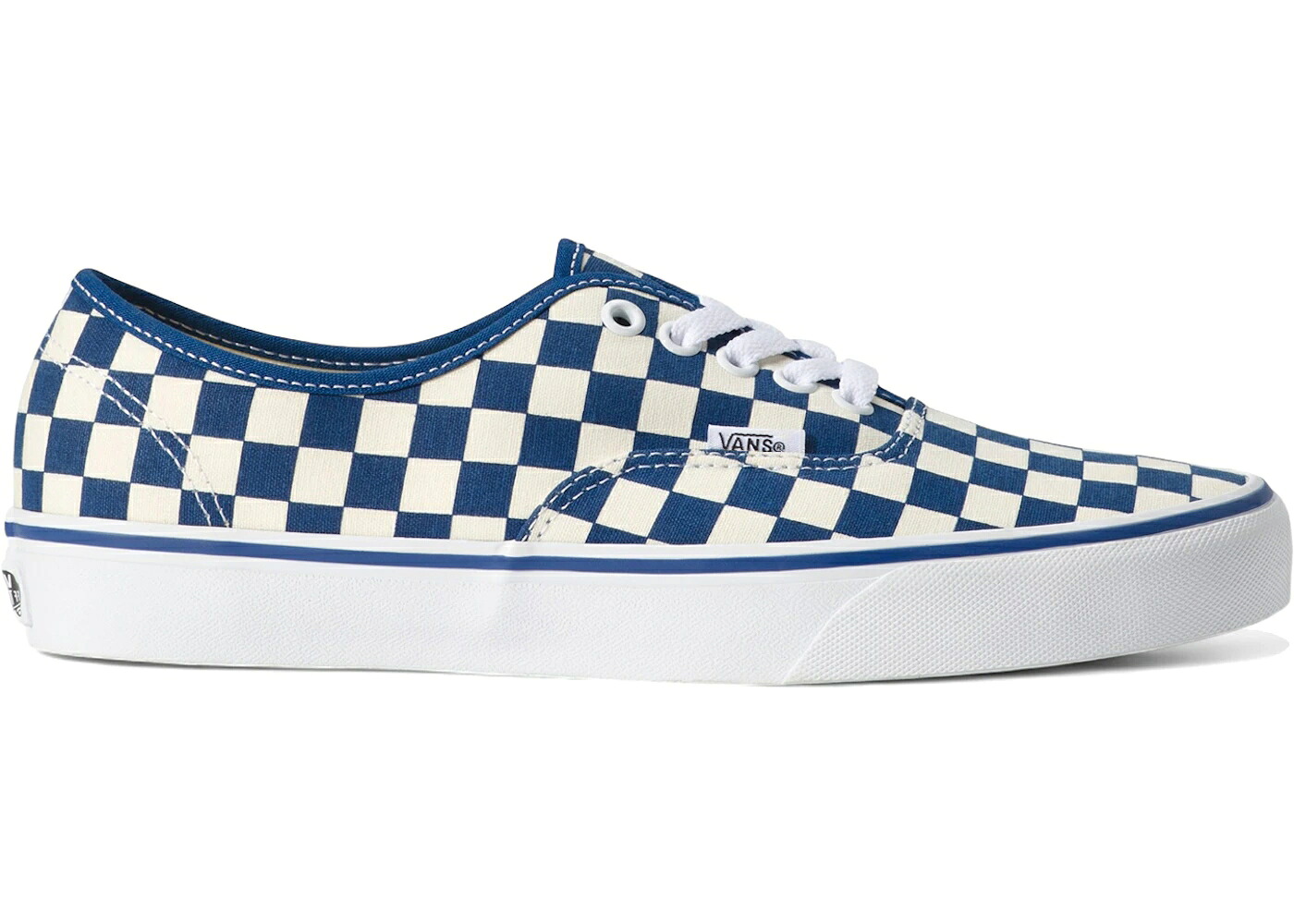 ヴァンズ バンズ オーセンティック 青碧 青碧 白いこと 白いこと スニーカー メンズ VANS AUTHENTIC CHECKERBOARD TRUE BLUE WHITE / TRUE BLUE WHITE