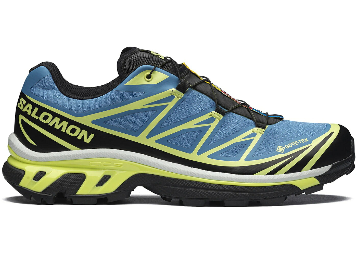 サロモン ゴアテックス 菩提樹 黒いこと 黒いこと スニーカー メンズ SALOMON XT-6 GORE-TEX NIAGARA SUNNY LIME / NIAGARA SUNNY LIME BLACK