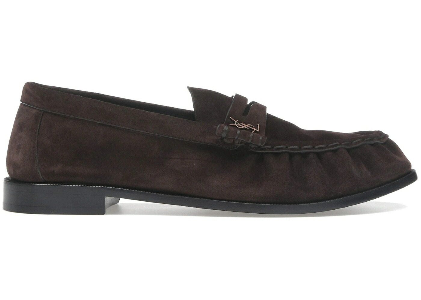 サンローラン ローファー スニーカー 茶色 ブラウン スニーカー メンズ SAINT LAURENT SAINT LAURENT LE LOAFER SUPPLE DARK BROWN / DARK BROWN