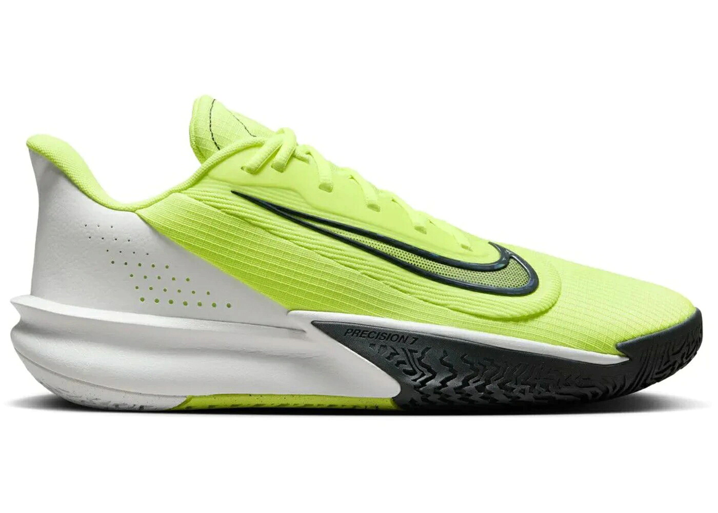 ナイキ 白色 ホワイト スニーカー メンズ NIKE PRECISION VII VOLT / VOLT SUMMIT WHITE BARELY VOLT