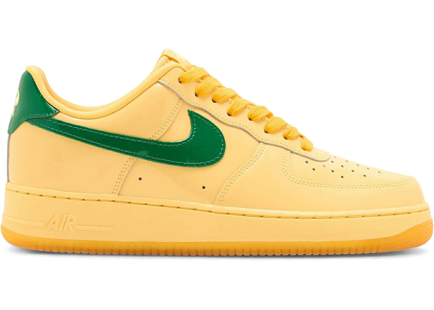 ナイキ パテント レザー ゴールド 緑 グリーン エアフォース スニーカー メンズ NIKE AIR FORCE 1 LOW PATENT LEATHER TOPAZ GOLD PINE GREEN / TOPAZ GOLD PINE GREEN LIGHT