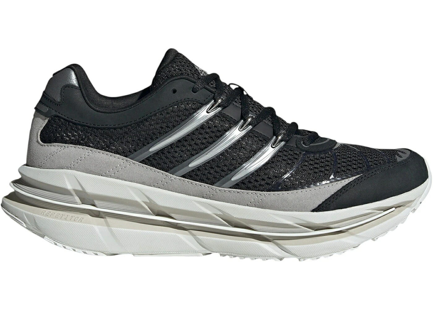 アディダス 黒色 ブラック 銀色 シルバー コア スニーカー メンズ ADIDAS ADISTAR HRMY BLACK SILVER METALLIC / CORE BLACK SILVER METALLIC IRON